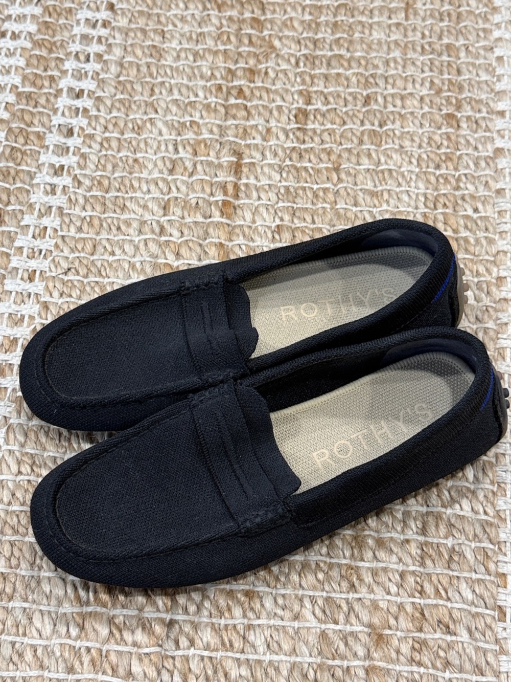 Rothy's Black Women's Slip-On Loafers 7.5